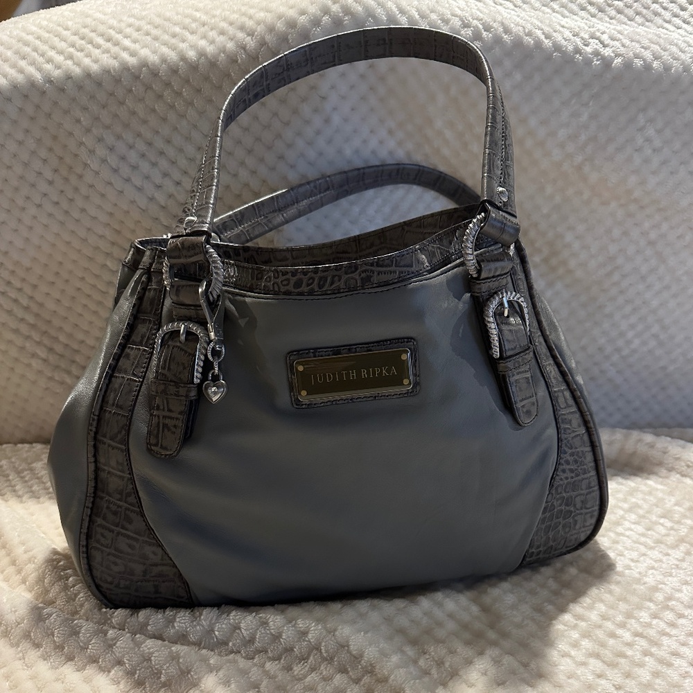 Judith Ripka Sutton Nappa Leather East/West Satchel